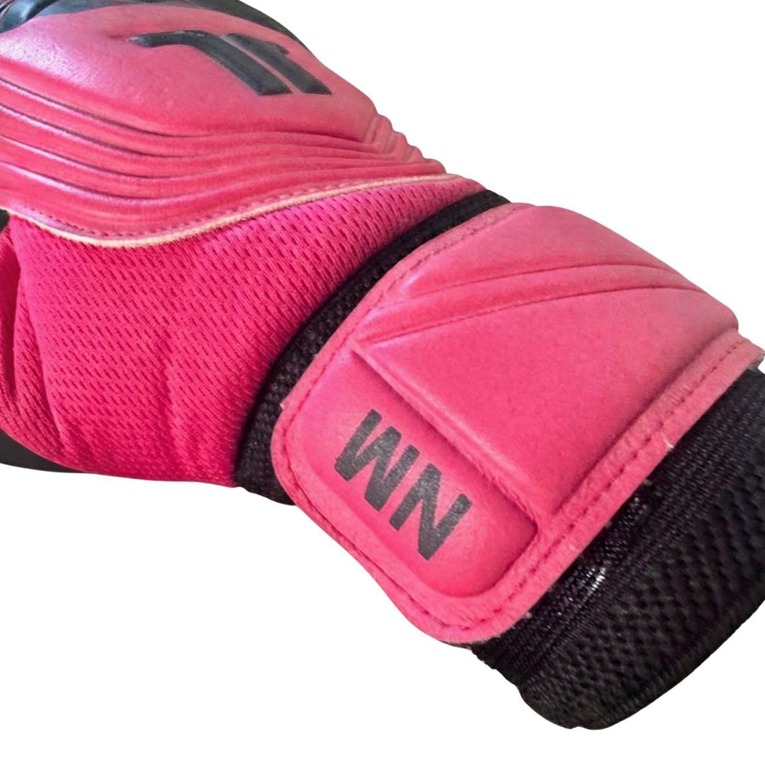 GUANTES DE ARQUERO PROFESIONAL RADON NM FUXIA LATEX NATURAL 3MM-2
