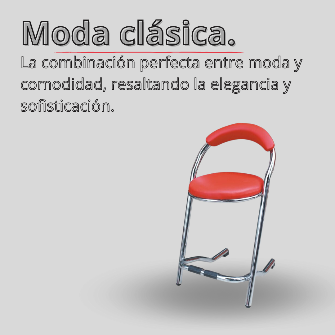 Silla Pack 4 Unidades Asiento Piso Metálico Tabure-2