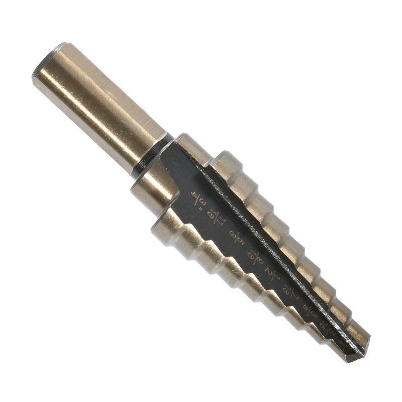 Juego de 5 Brocas Escalonadas Metal para Taladro con Caja-3