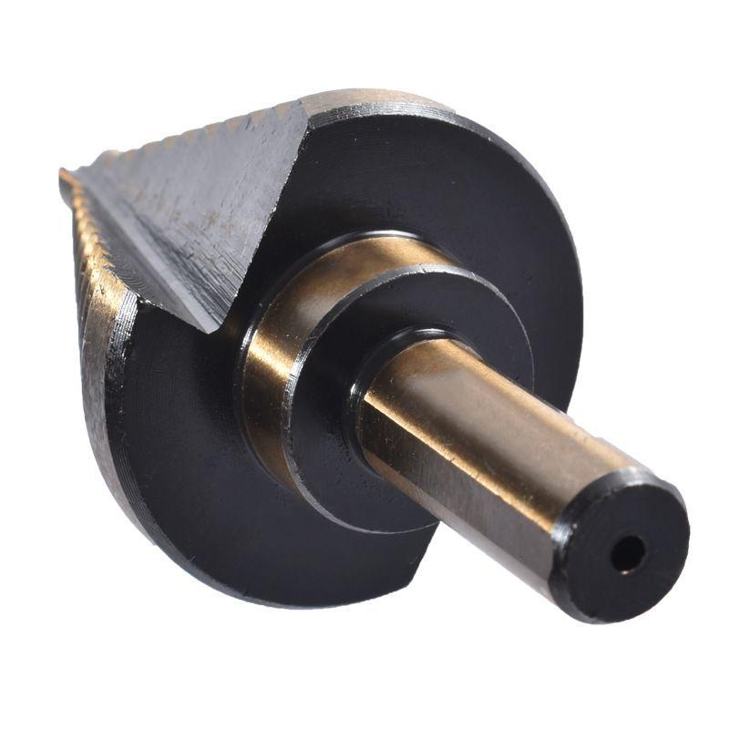 Juego de 5 Brocas Escalonadas Metal para Taladro con Caja-6