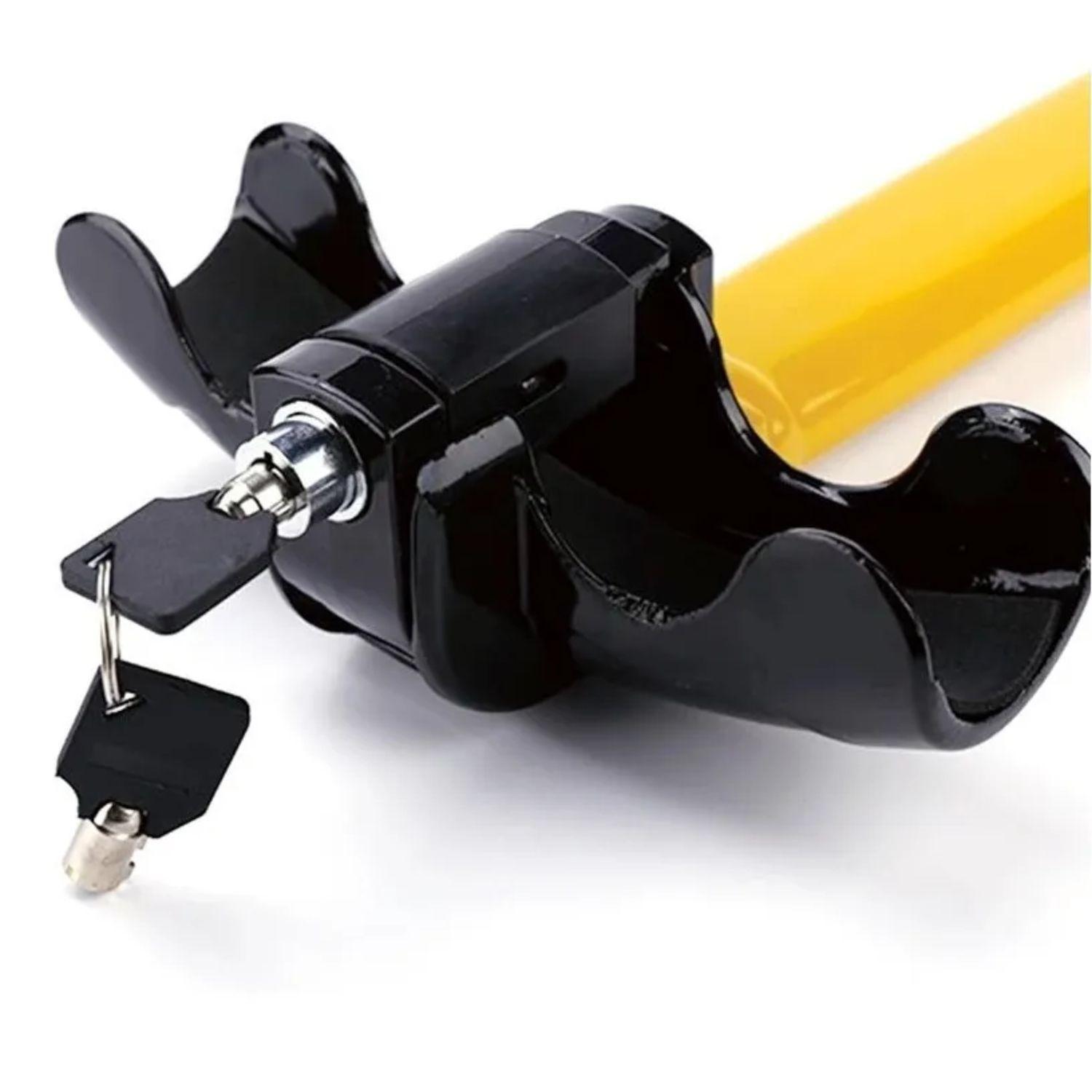 Traba Volante Bloqueo Antirrobo Seguridad Autos Con Llave-2