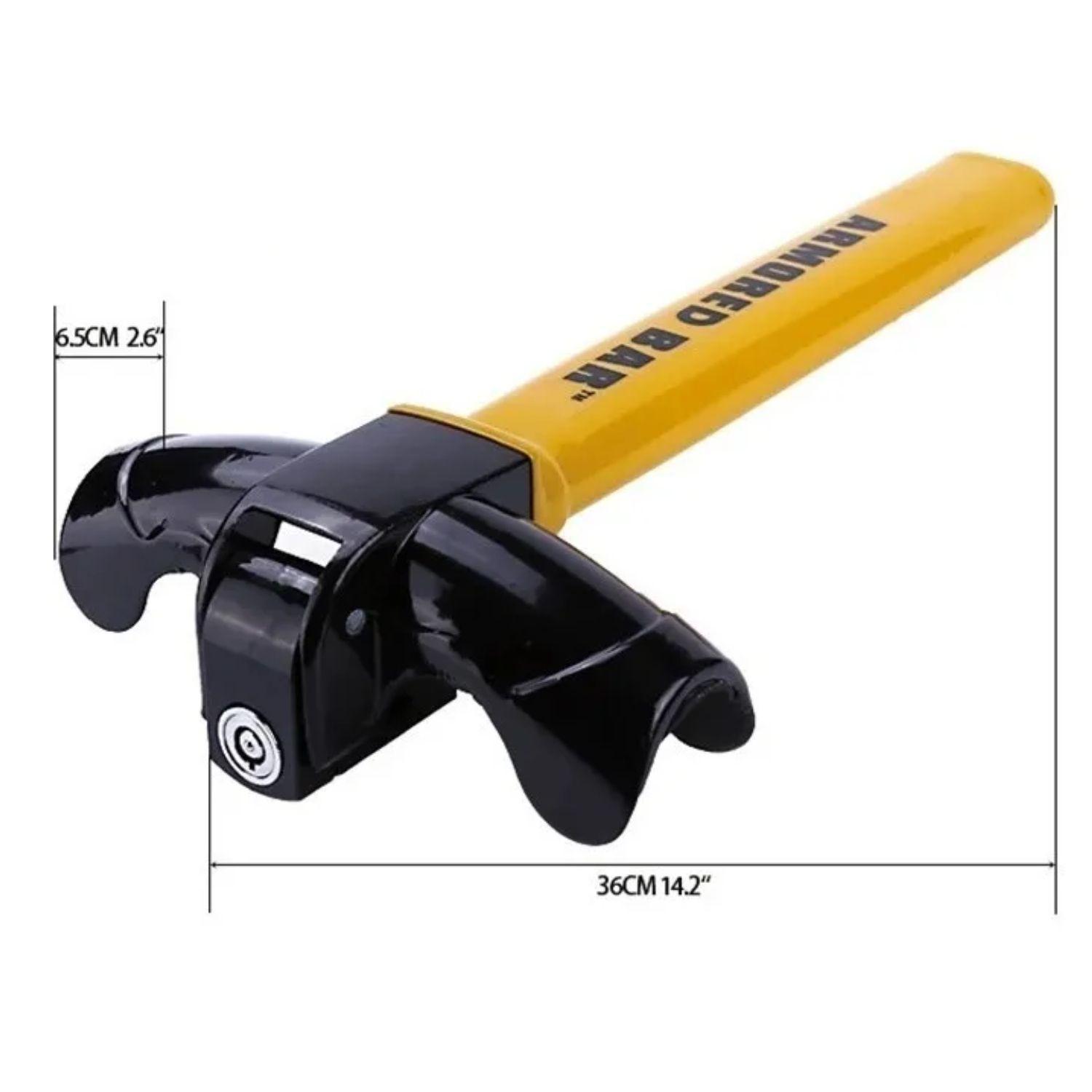 Traba Volante Bloqueo Antirrobo Seguridad Autos Con Llave-3