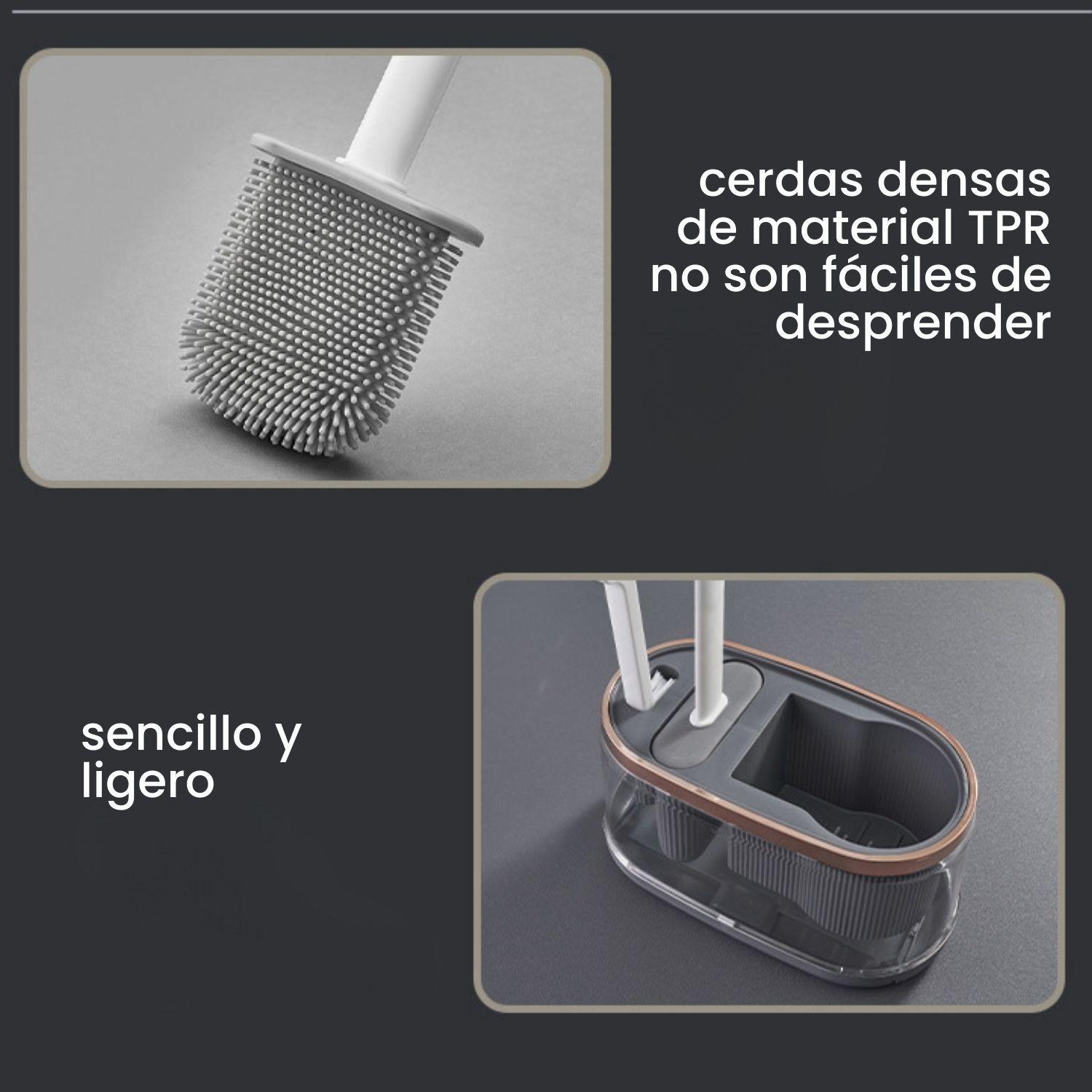 Cepillo Escobilla De Baño De Silicona Con Base-3
