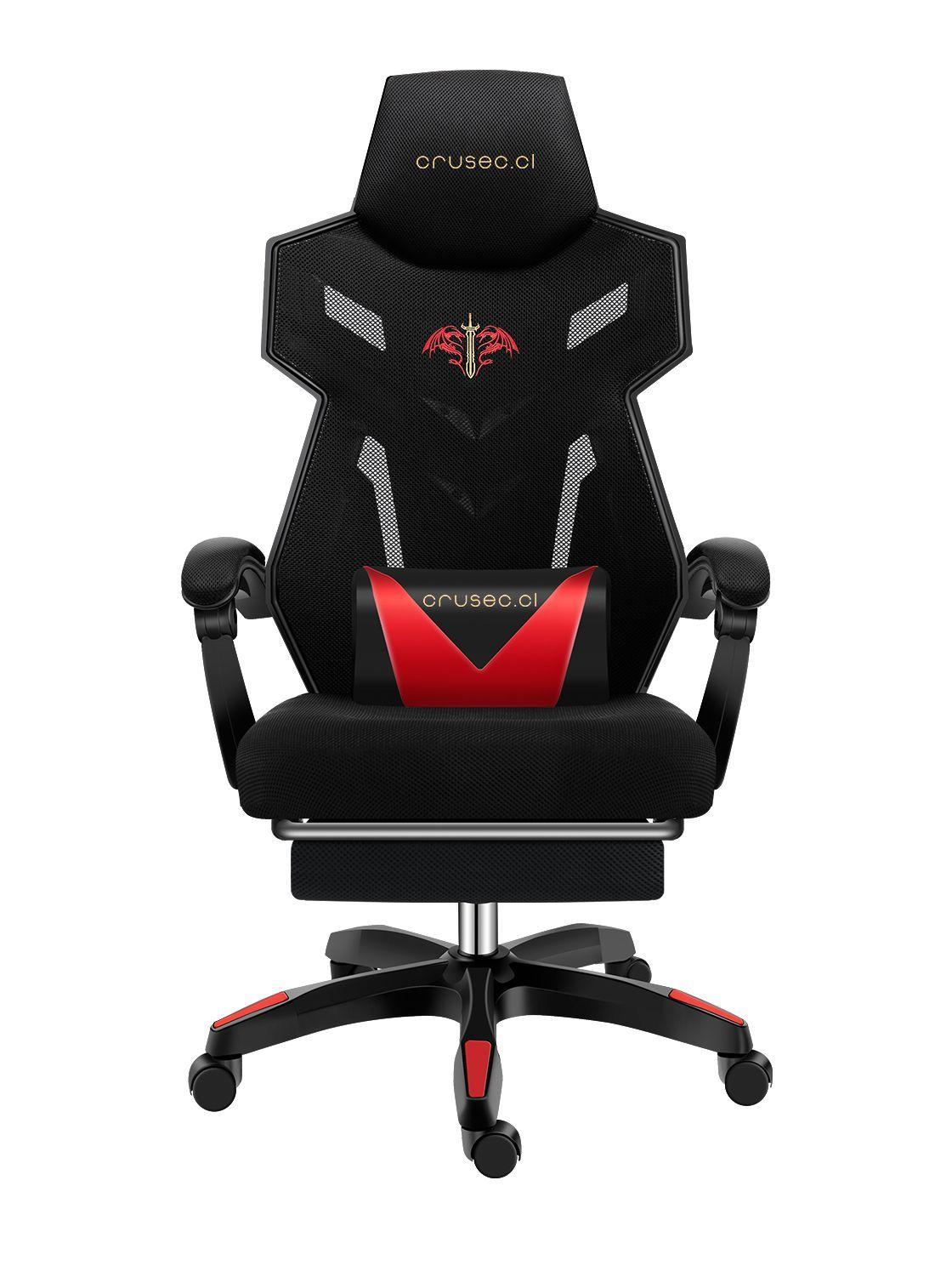 Silla Gamer Reclinable Con Reposapiés Moderna Ergo-0