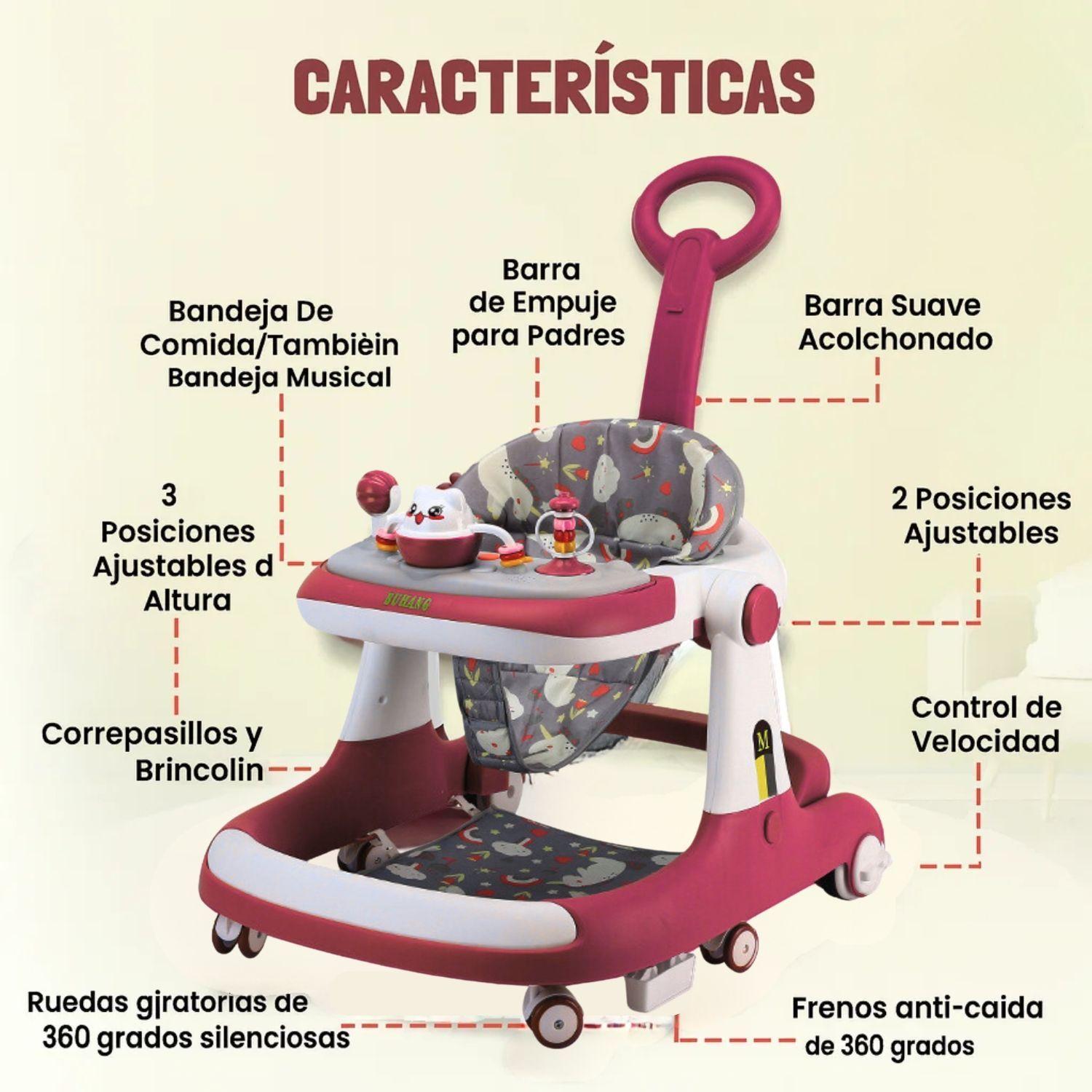 Andador Para Bebés Antivuelcos 7 a 18 Meses-3