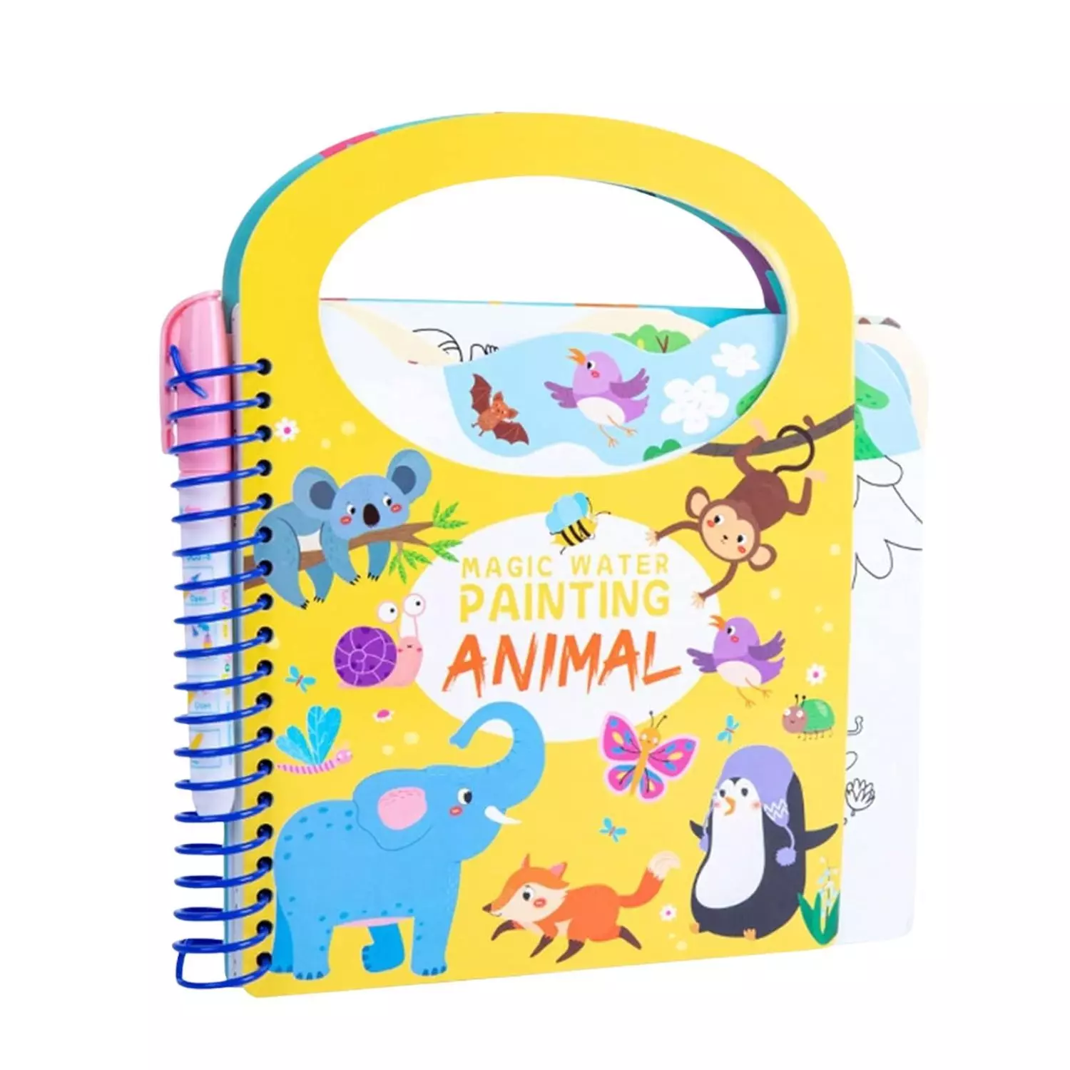 Libro Mágico Cuaderno Didáctico Niños Para Pintar Con Agua-0