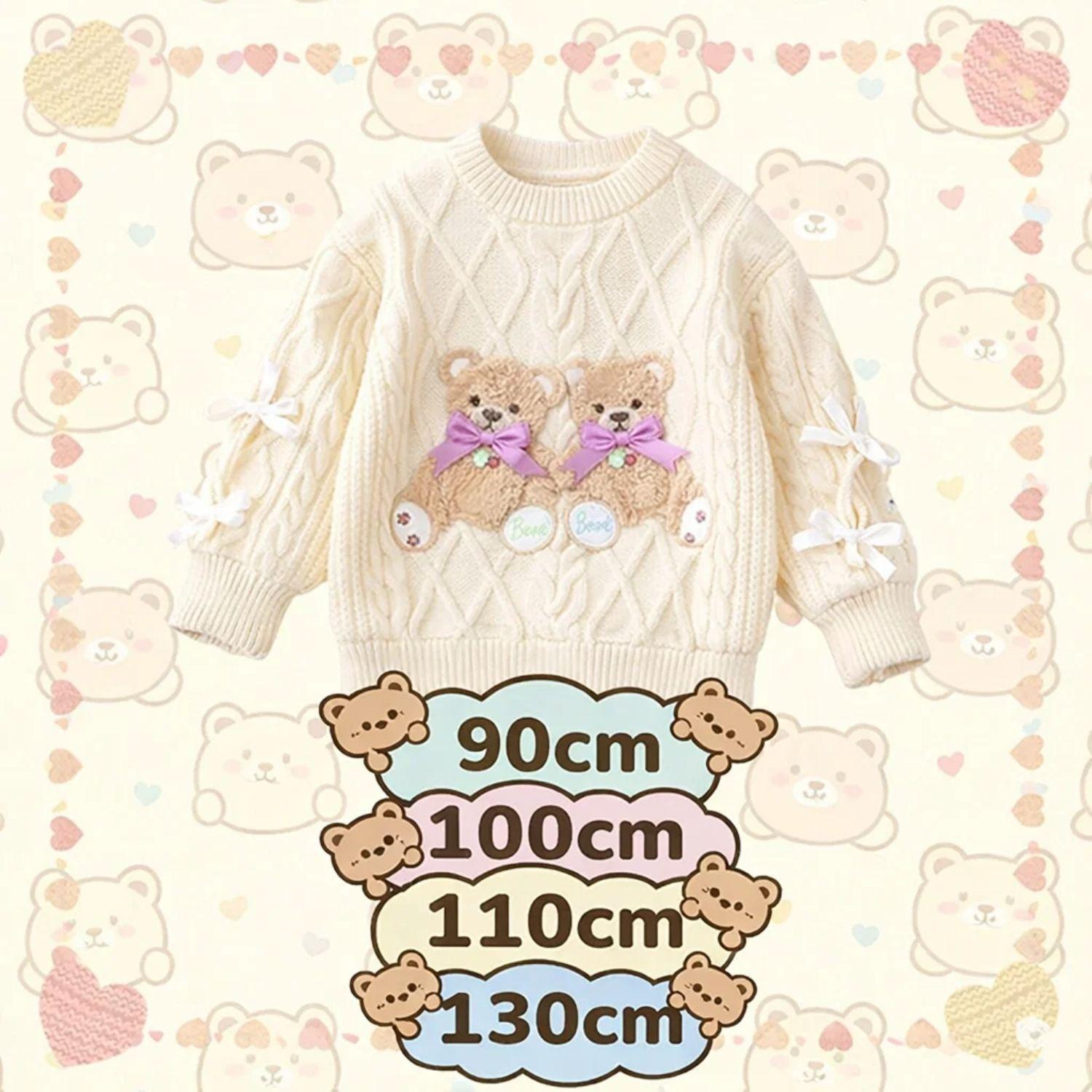 Sudadera De Osito Peluche Suave Para Mujer Y Jovencitas-3