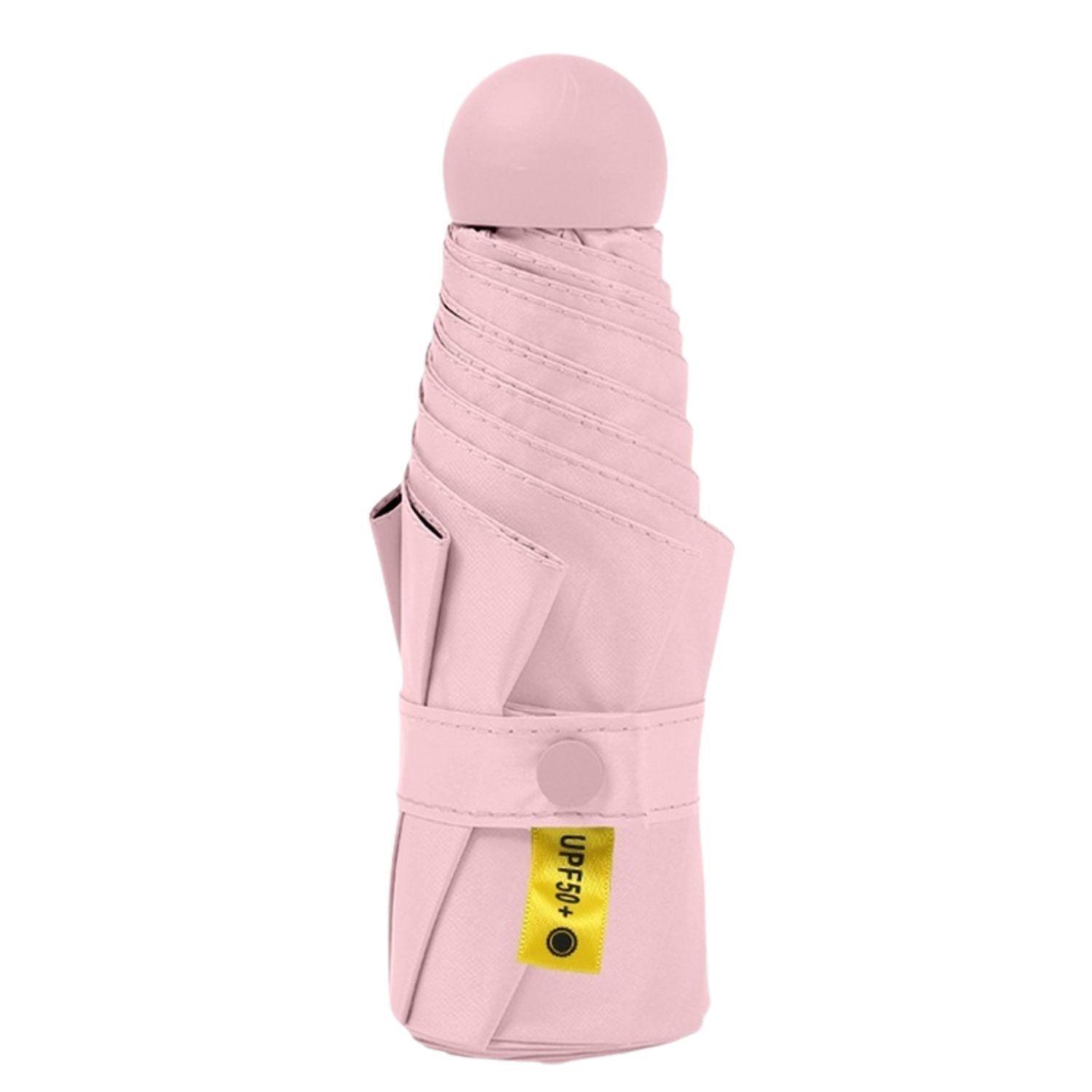 Paraguas Plegable Capsula 8 Varillas UV Resistente Ligero-0