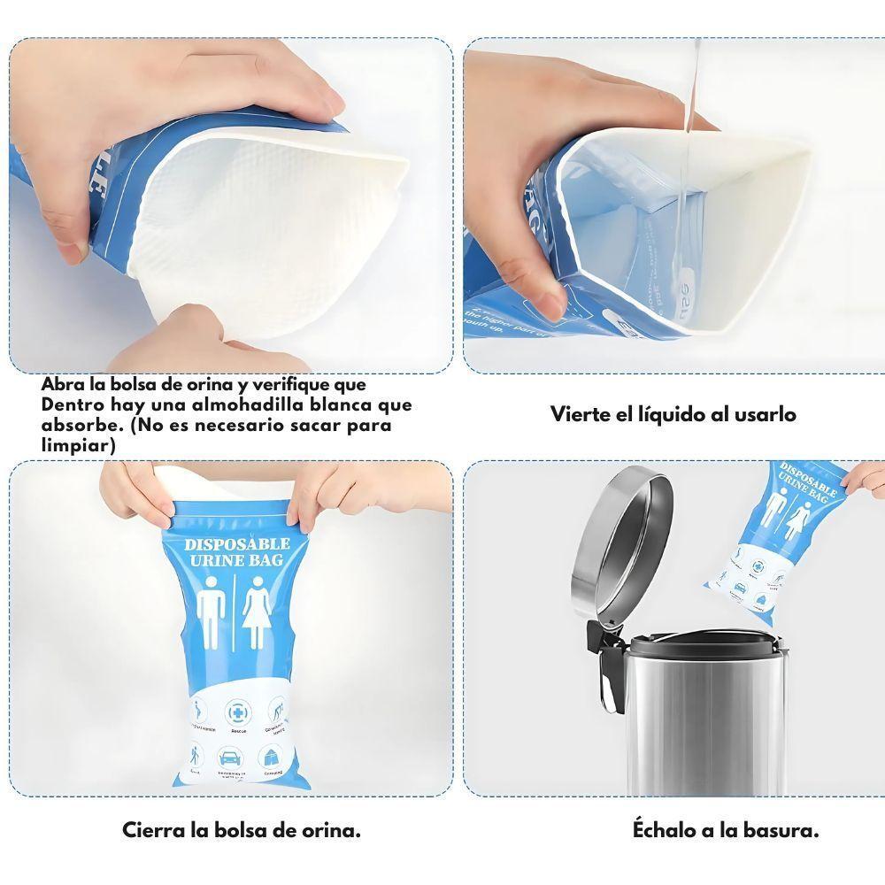 Pack 10 Bolsas Emergencia Tránsito Vómito Orina 750ml-3