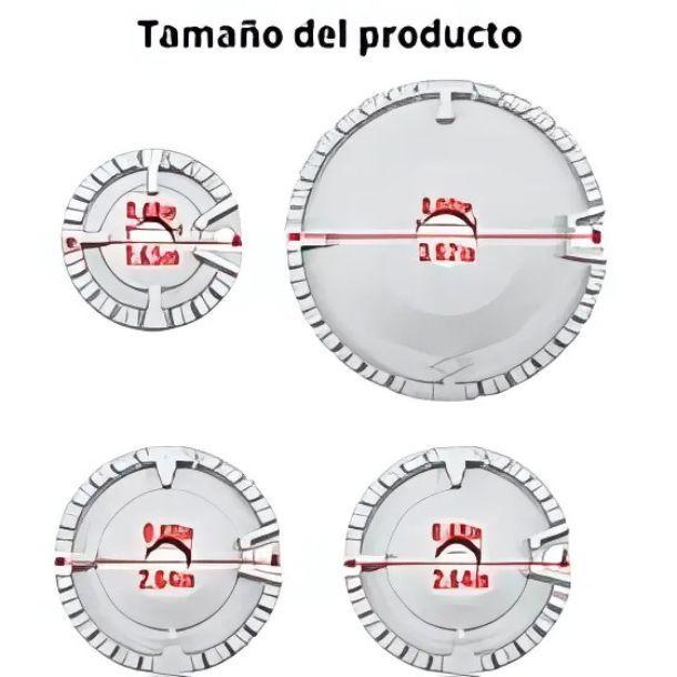 Juego 4 Quemadores Y Tapas De Cocina A Gas-3
