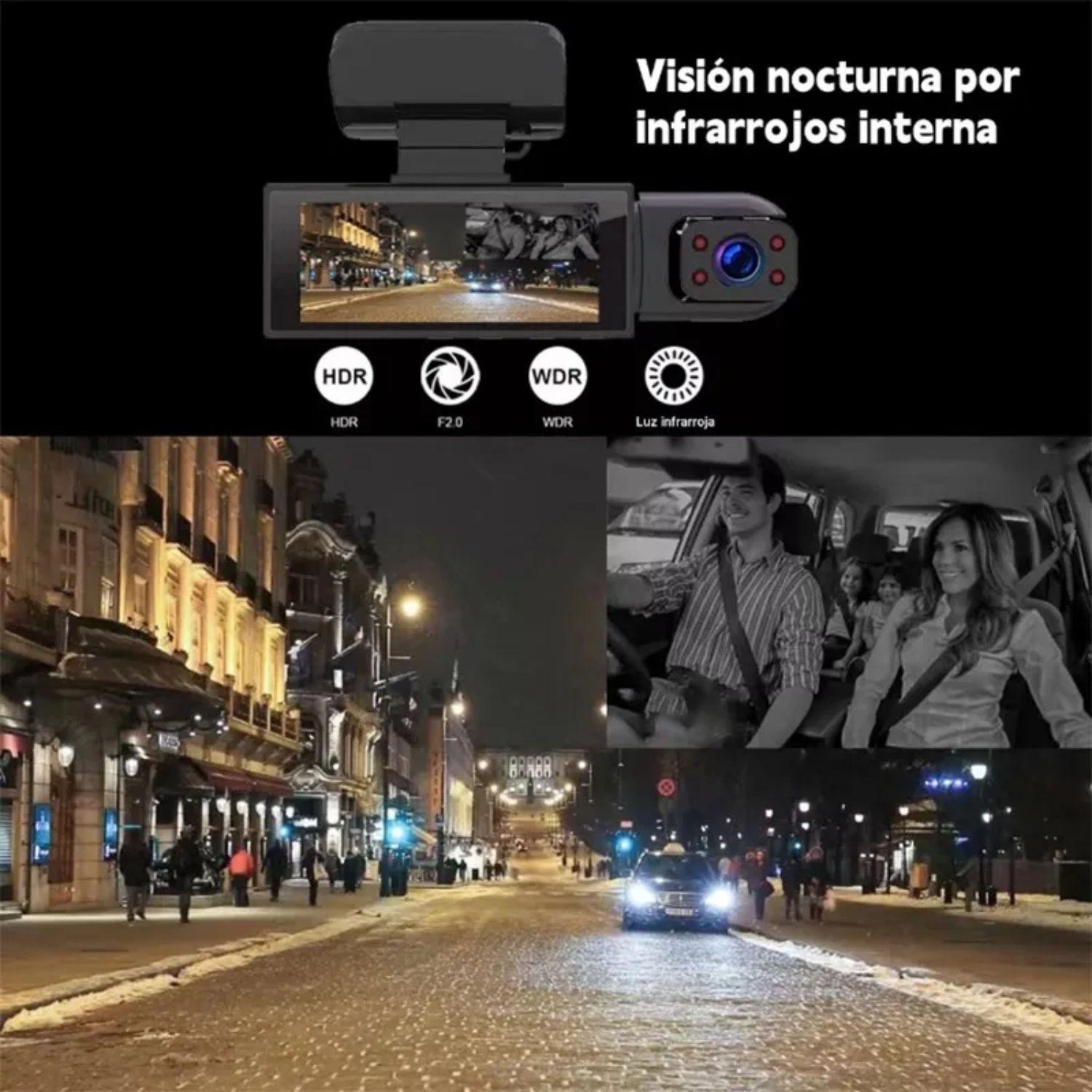 Cámaras Para Autos Frontal y Tablero 2 En 1 HD 1080p-3