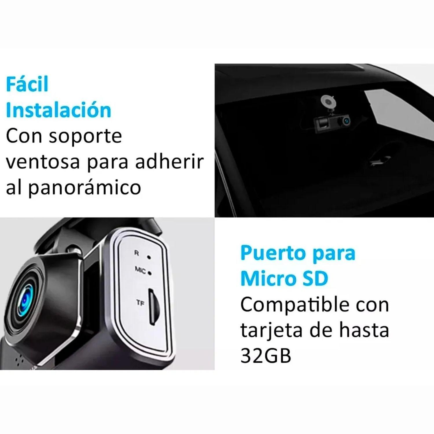 Cámaras Para Autos Frontal y Tablero 2 En 1 HD 1080p-3