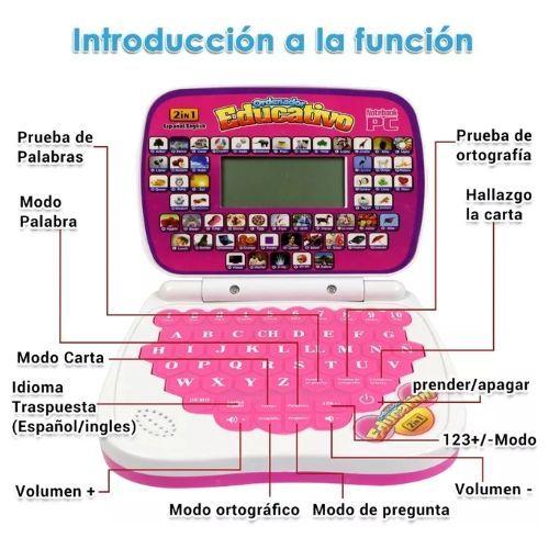 Computador Didactico Juguete Infantil Interactivo Para Niños-4