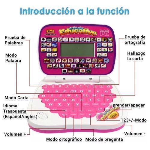 Computador Didactico Juguete Infantil Interactivo Para Niños-2