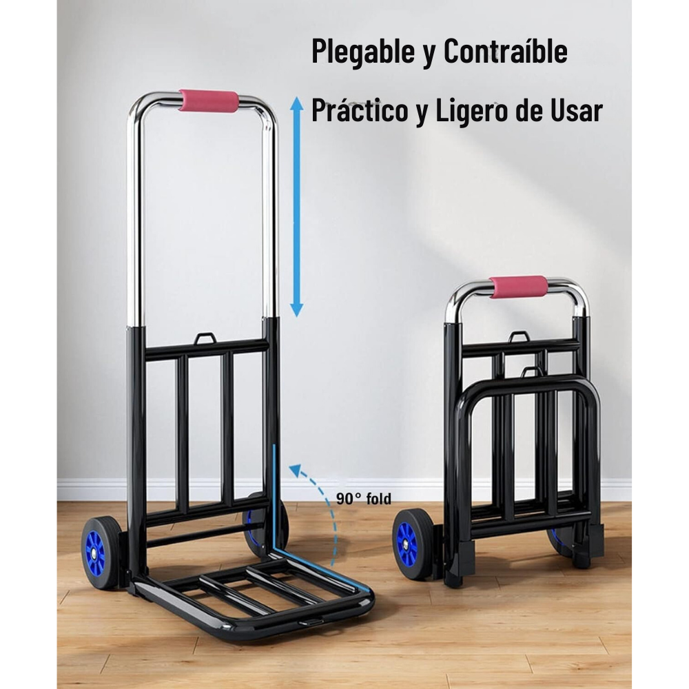 Carro De Carga Plegable Tipo Yegua 150 KG + Pulpo Elástico-1