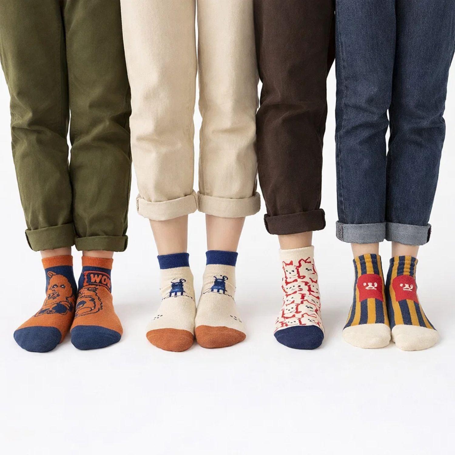 Pack 4 Calcetines Serie Monet: Estilo Pintura Al Óleo-3