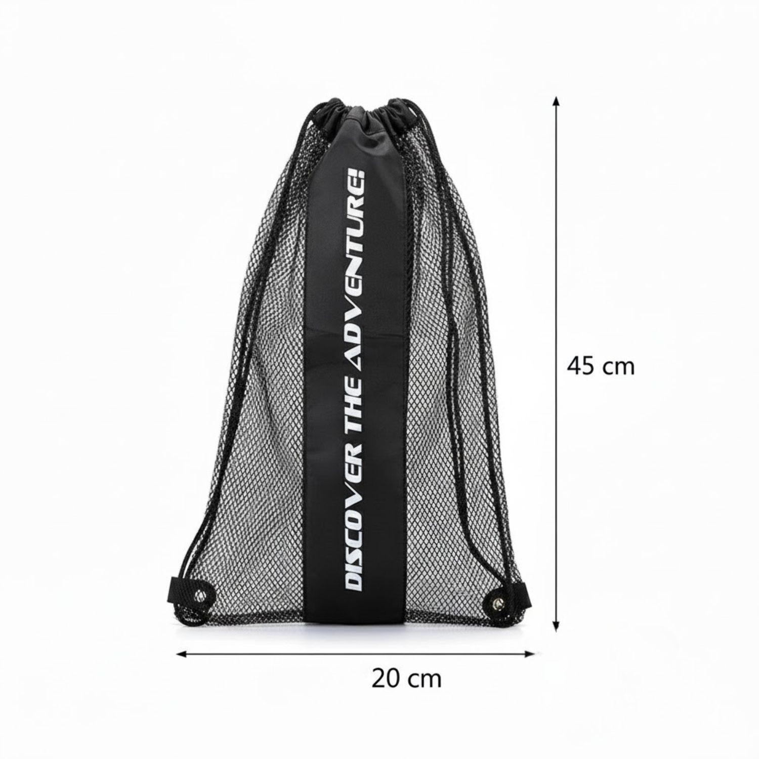 Bolso De Malla Con Cordon Para Playa Piscina Hogar Multiuso-3