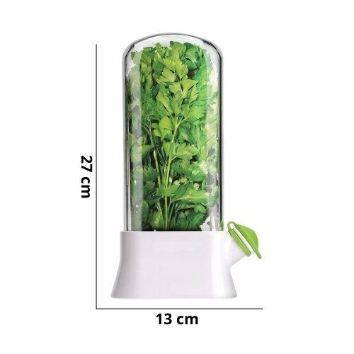 Envase Conservador de Hierbas Cilantro Perejil Refrigerador-2