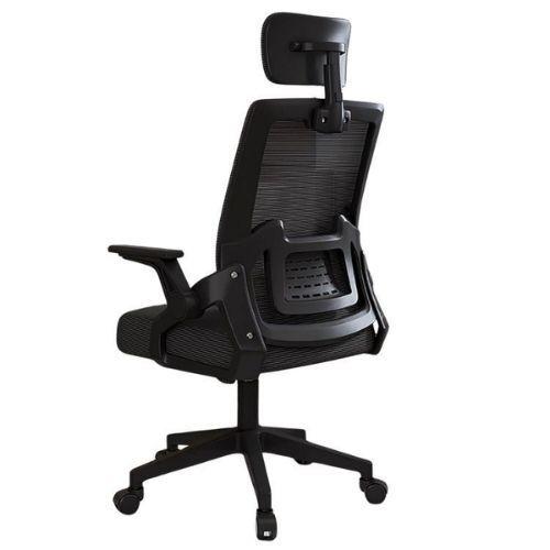 Silla Oficina Con Cabecero Ergonómico Malla Mesh Home Office-0