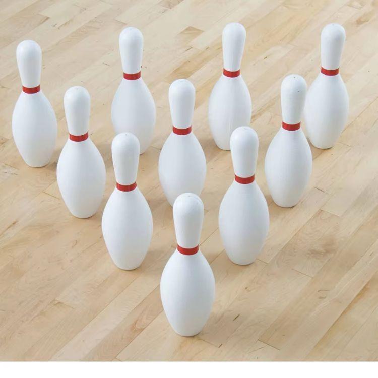 Bowling Para Niños Blanco Juguete 10 Pinos + 2 Pelotas-3