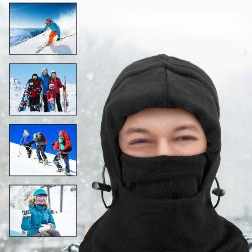 Pasamontañas Balaclava Gorro Mascara Polar Deportes Invierno-4