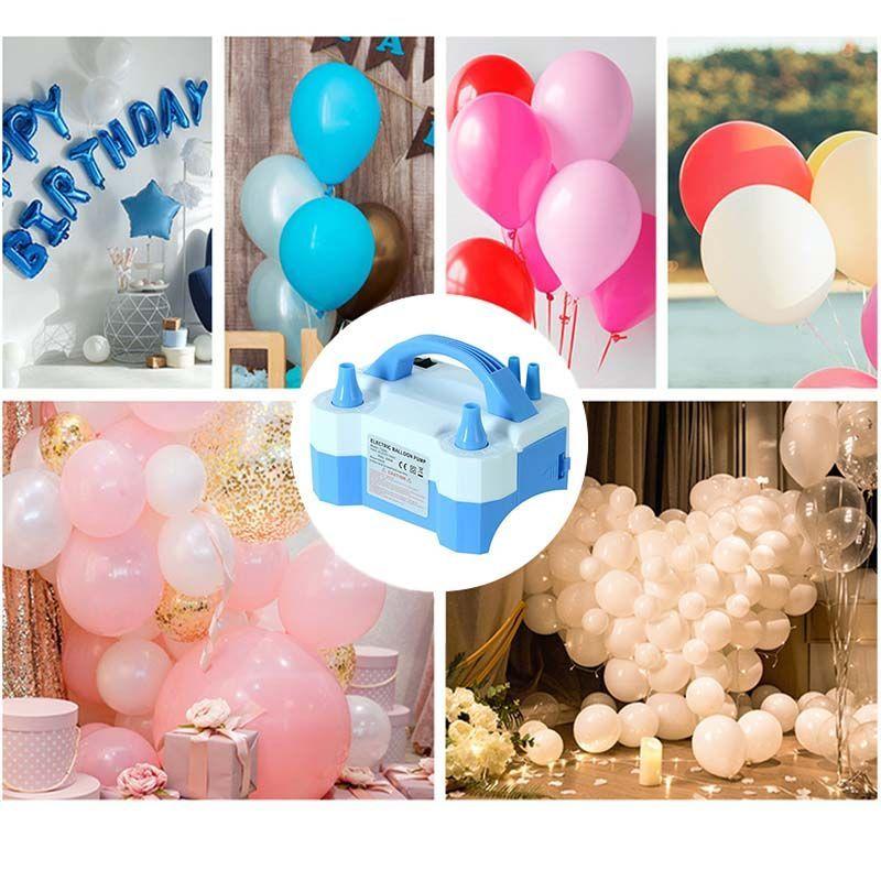 Inflador Globos Electrico Con 2 Inyectores Para Fiestas 600W-3