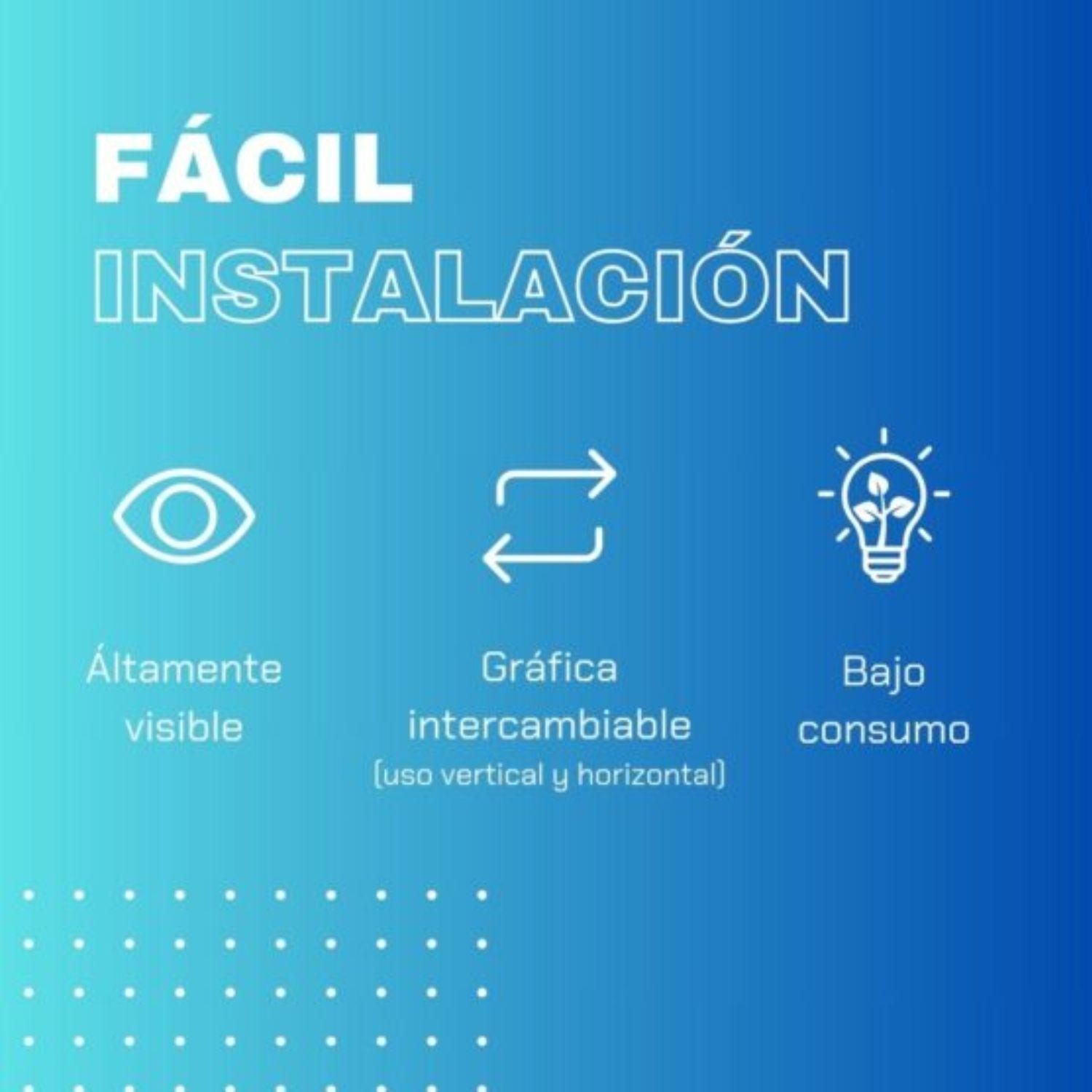 Cuadro Luminoso Marco Led 75x120cm Empotrable Decorativo-2