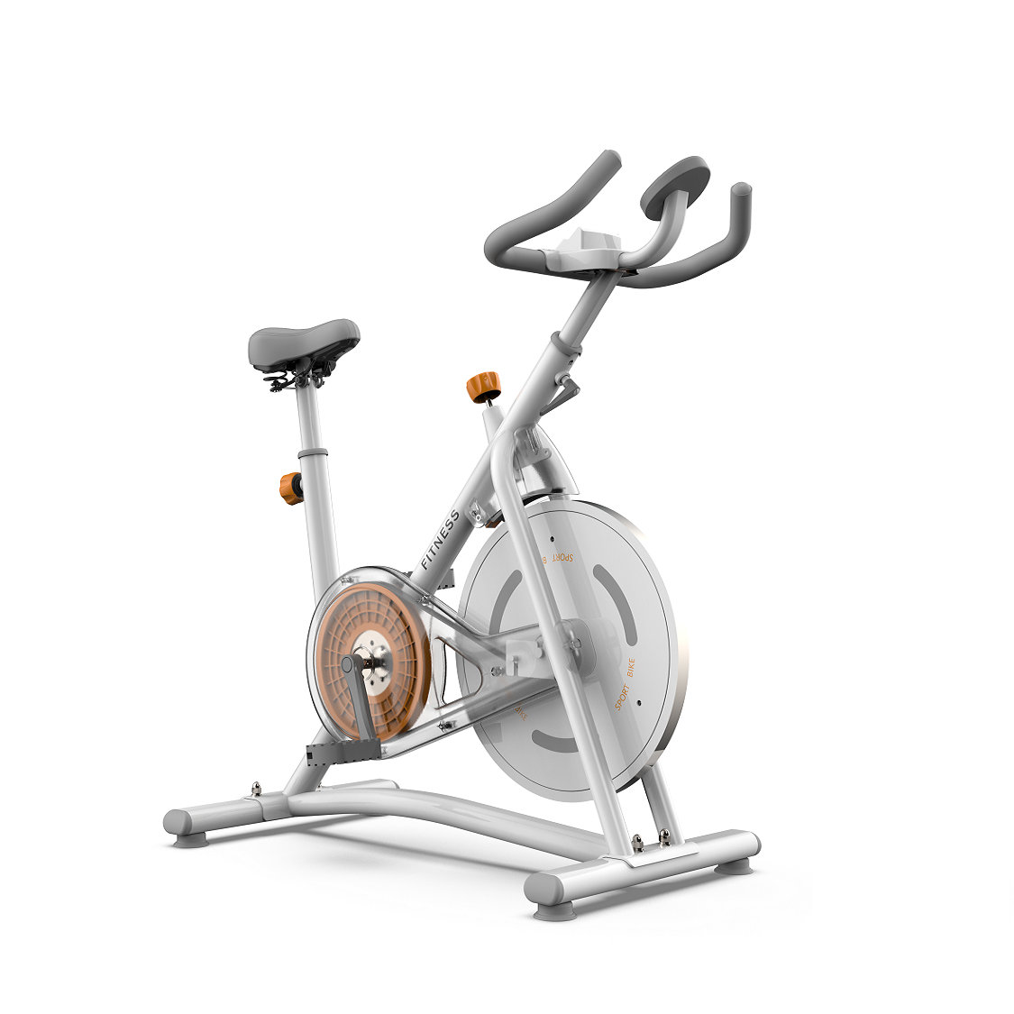 Bicicleta Spinning 5 Kg Fitness Control Magnetico-5