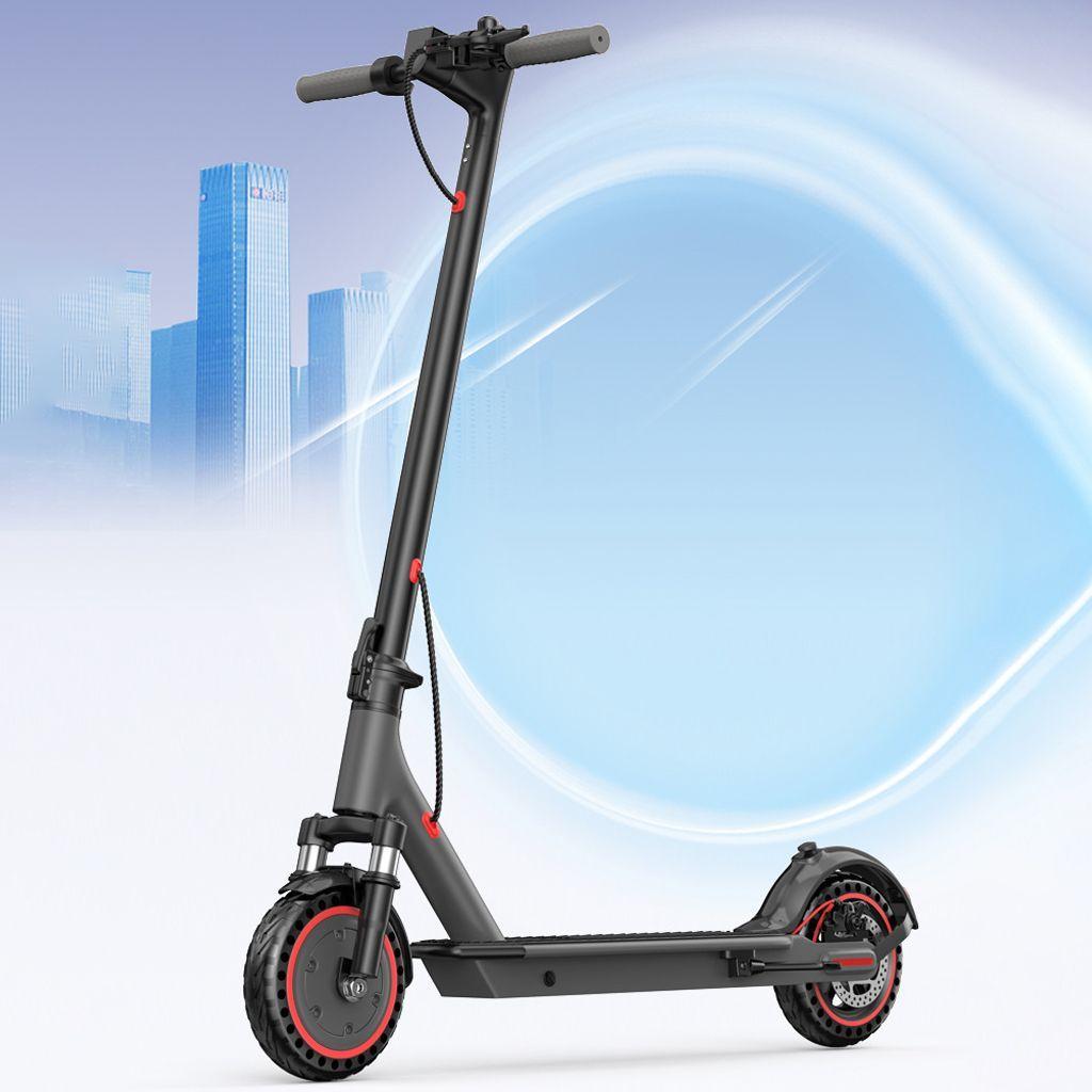 Scooter Eléctrico Plegable, Llanta Antipinchazos 10 pulgadas-4