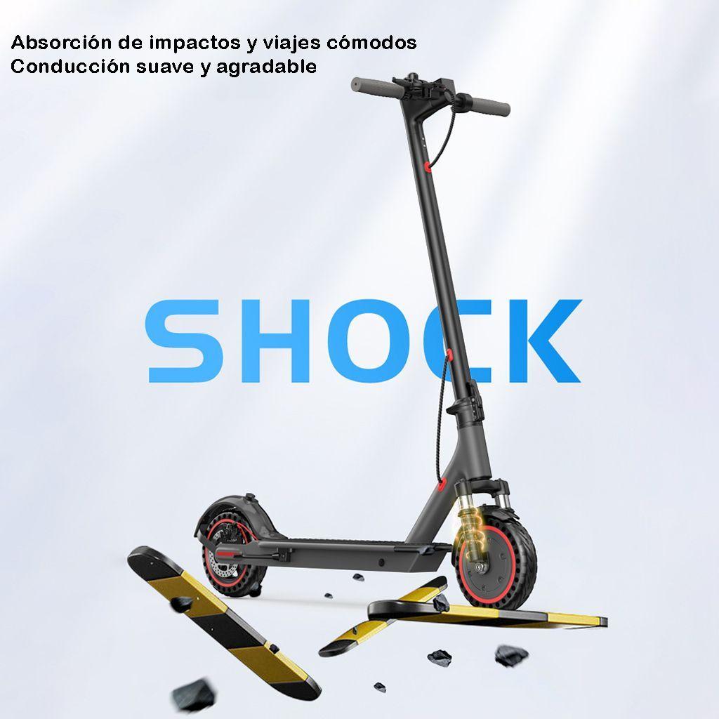Scooter Eléctrico Plegable, Llanta Antipinchazos 10 pulgadas-5