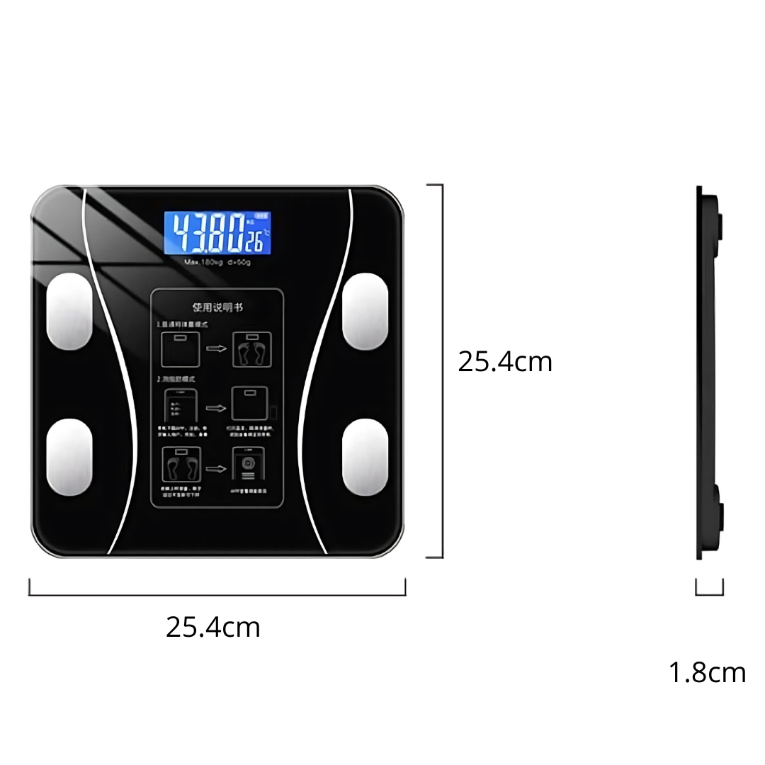 Balanza Bascula Pesa Digital Bluetooth Inteligente Smart-2