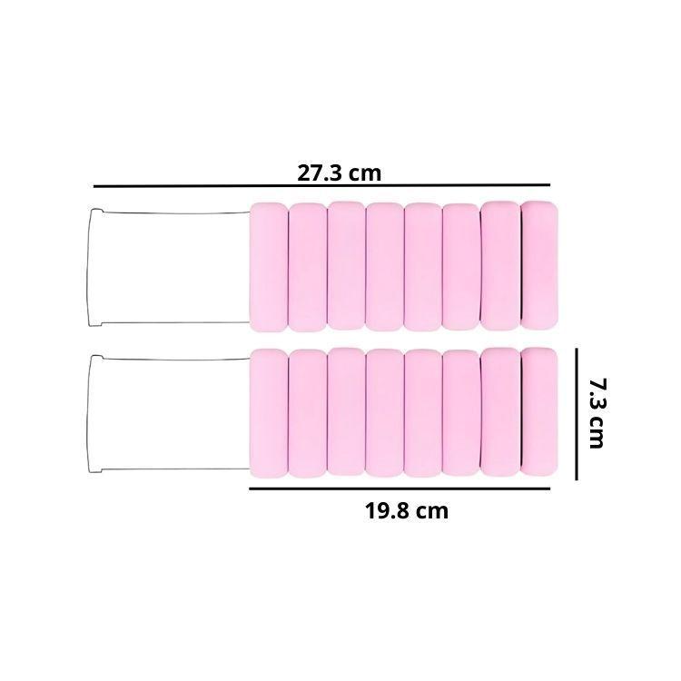 Pack 2 Pulseras de Entrenamiento Soporte de Peso 1Kg -3