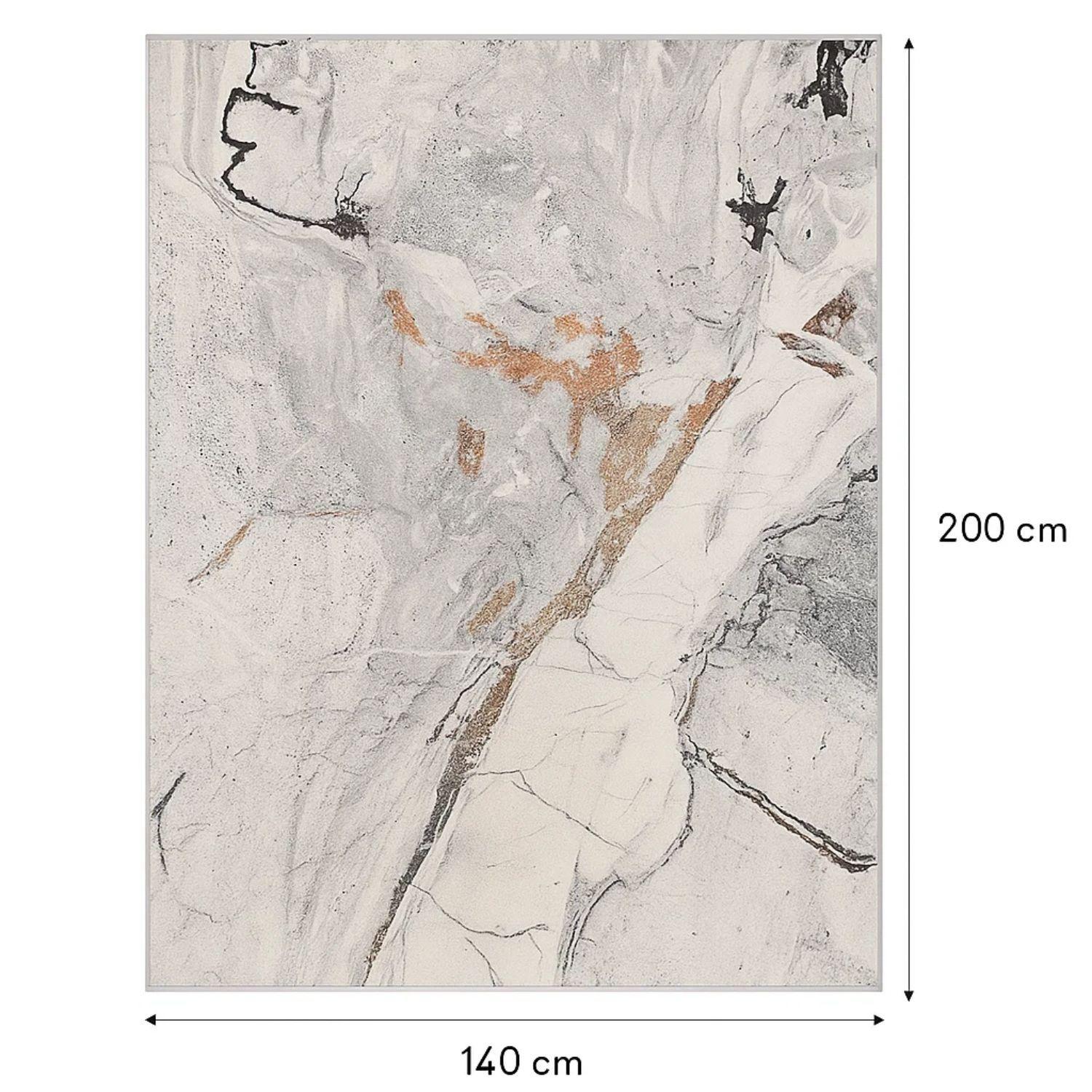 Alfombra 140x200cm Decorativa Living Estampada Terciopelo-2