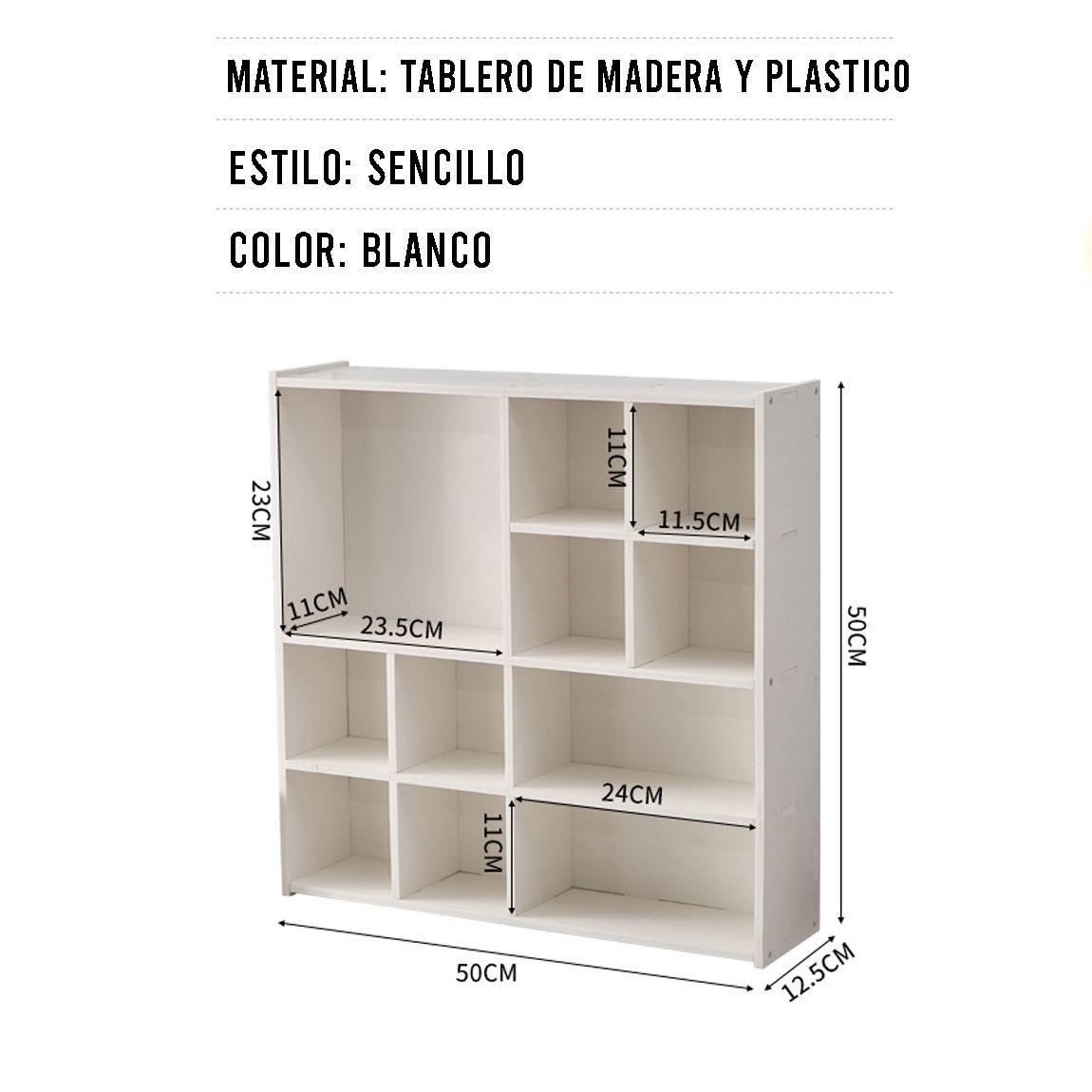 Estante Gabinete 11 Espacios Almacenamiento 50cm x 50cm-3