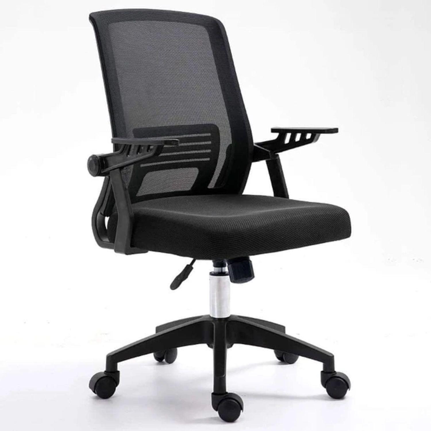 Silla de Oficina Ejecutiva Giratoria Minimalista Ajustable-0