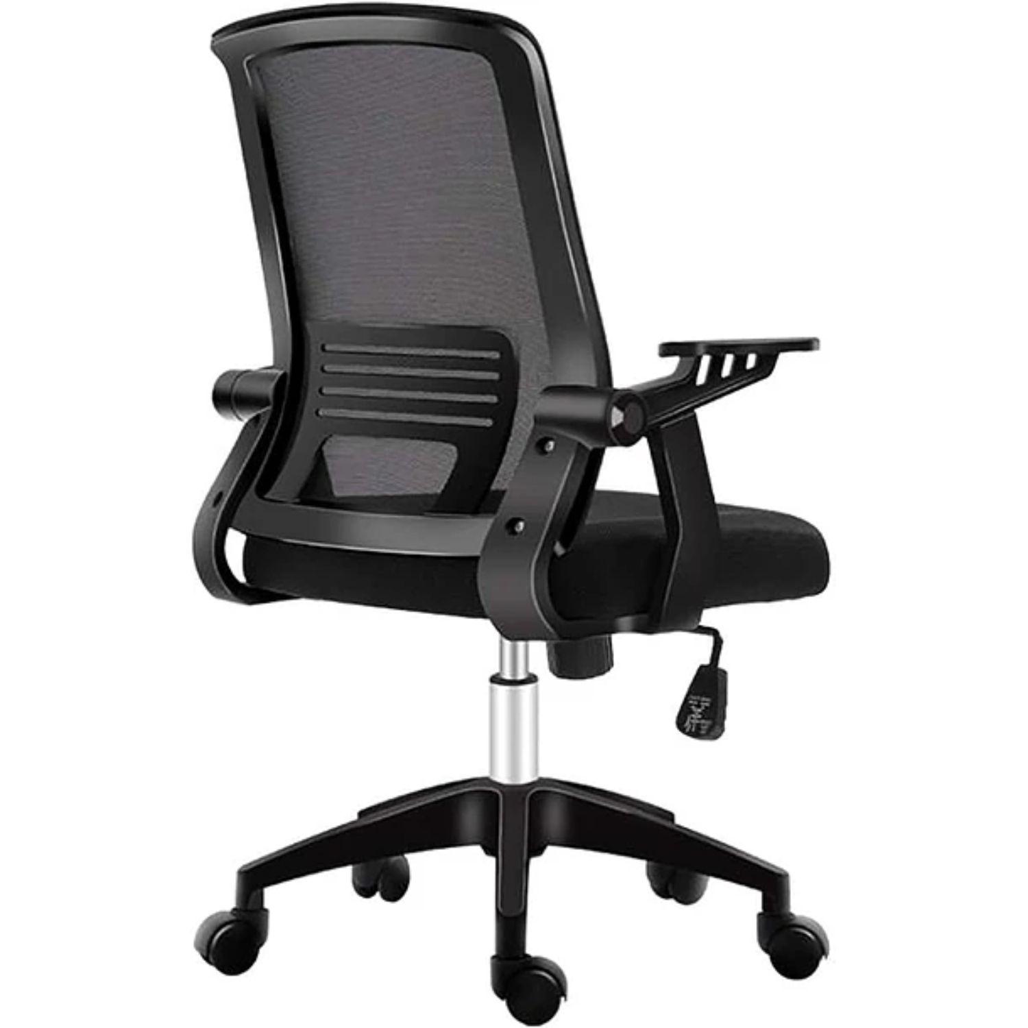 Silla de Oficina Ejecutiva Giratoria Minimalista Ajustable-2