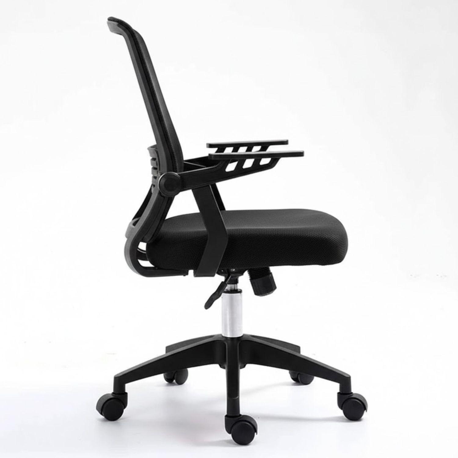 Silla de Oficina Ejecutiva Giratoria Minimalista Ajustable-3
