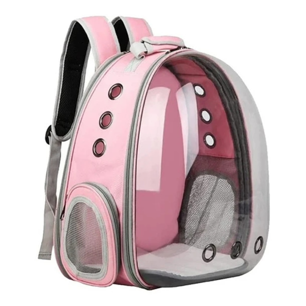 Mochila Transportadora De Gato Perro Mascotas
-0