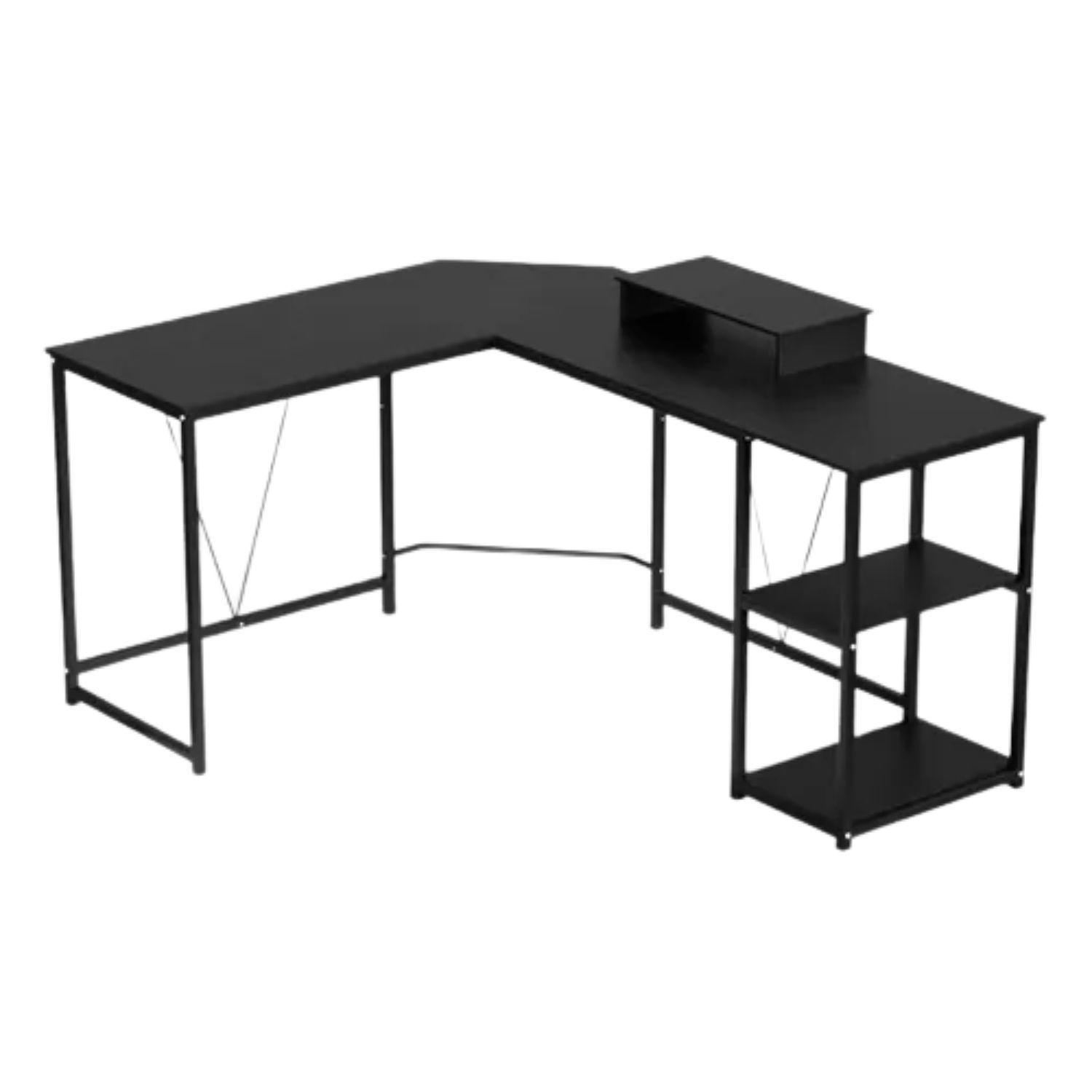 Escritorio Esquinero 150x48x75 en Forma de L Minimalista-0