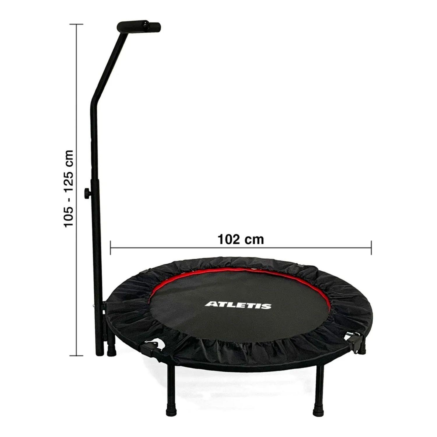 Trampolín Fitness 1,02 m con Barra Ejercicio Resistente-1