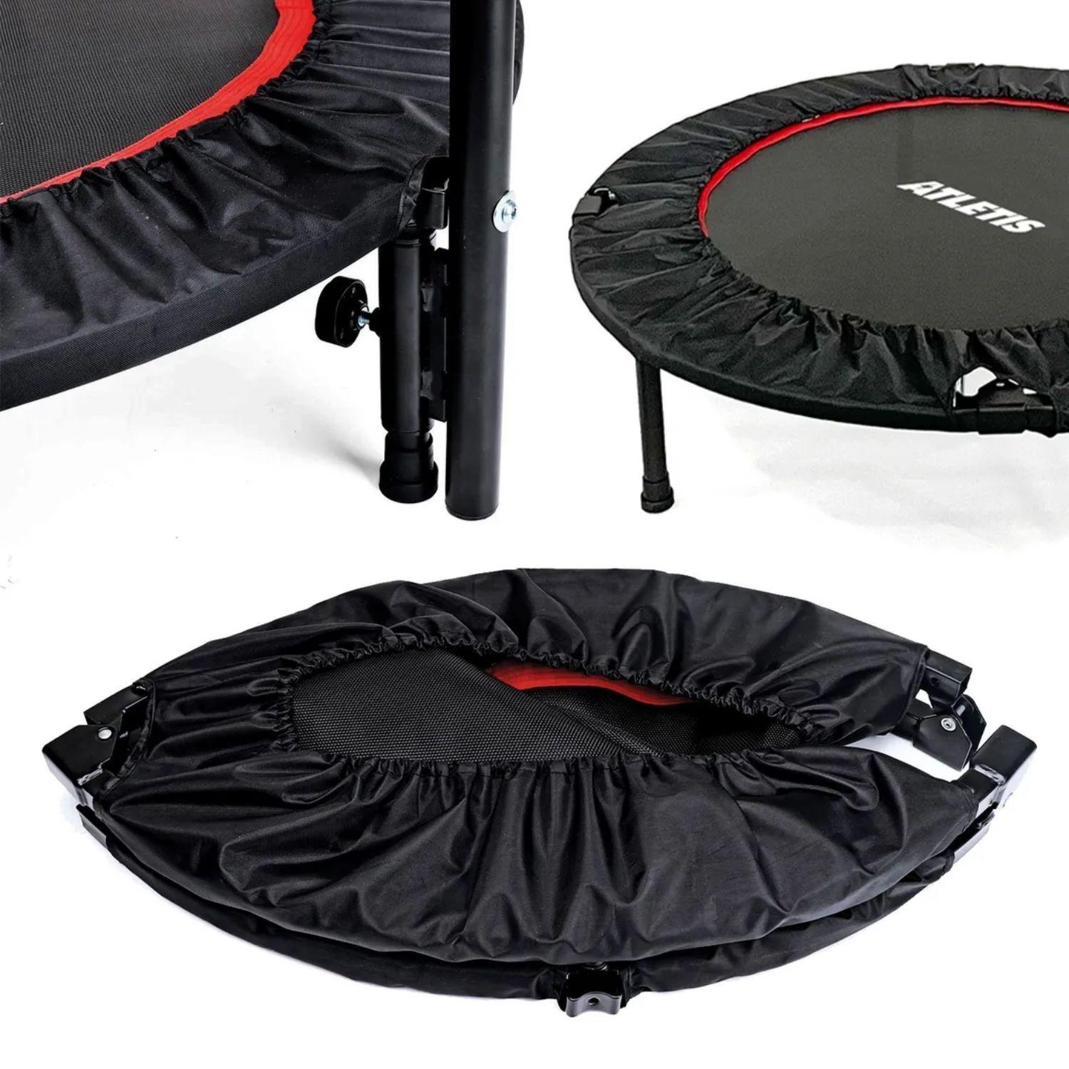 Trampolín Fitness 1,02 m con Barra Ejercicio Resistente-2
