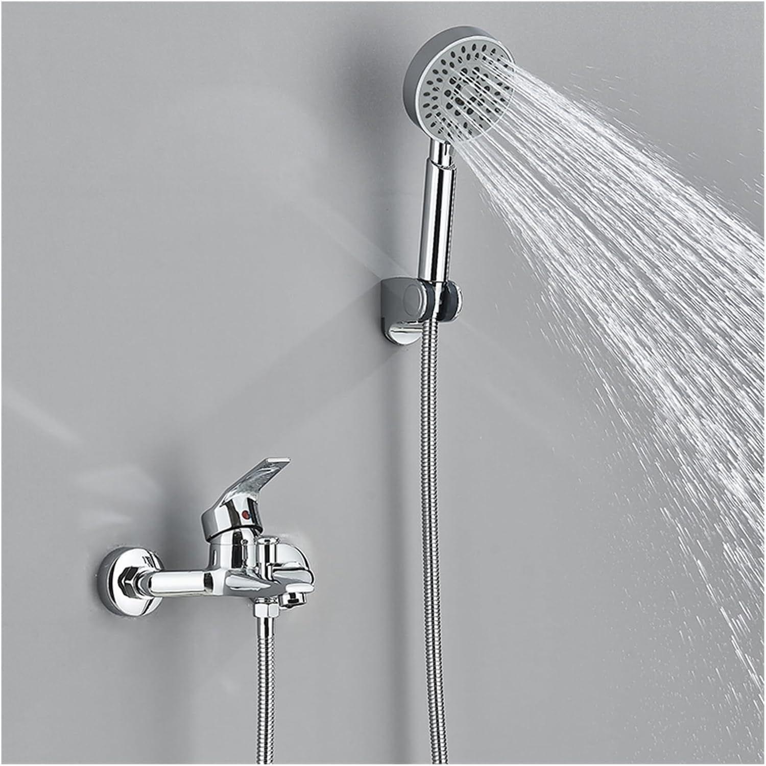 Kit Mezclador Monomando Grifo y Ducha para Baño-1
