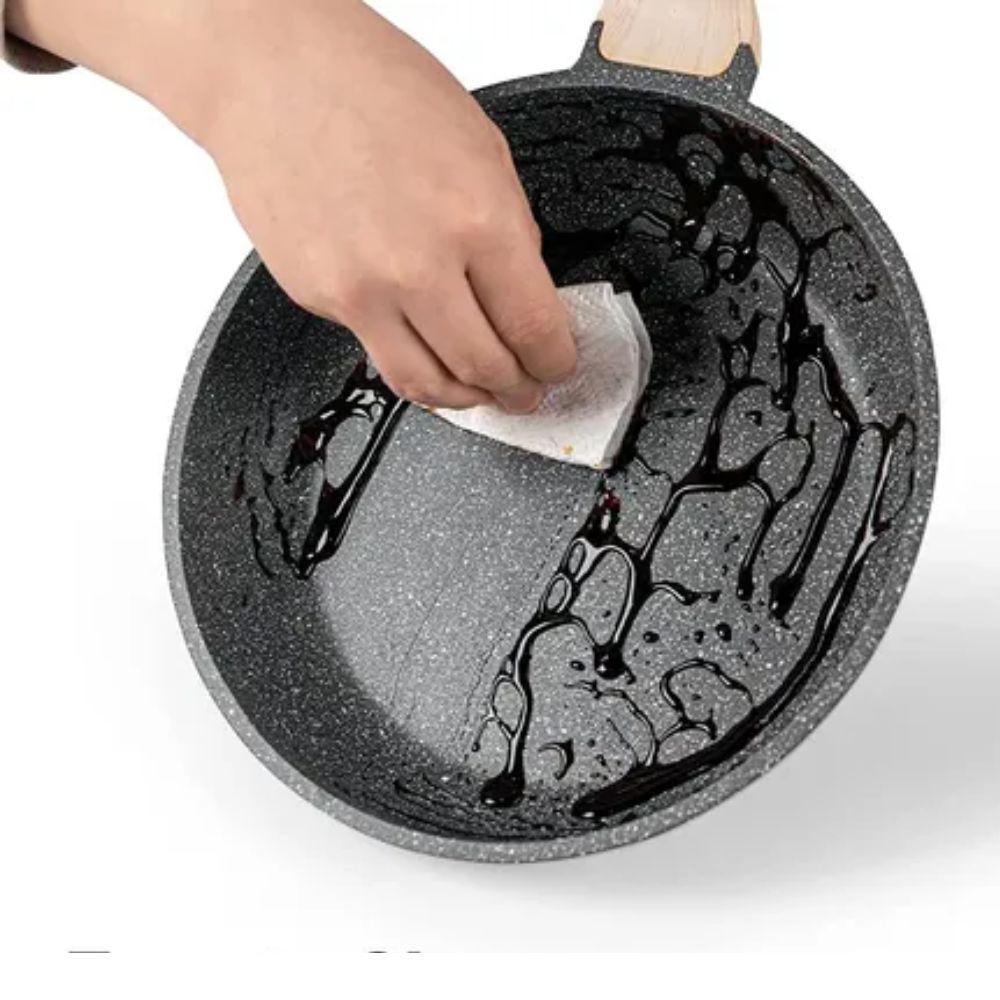 Batería De Cocina 10 Piezas Antiadherente De Piedra Médica-3