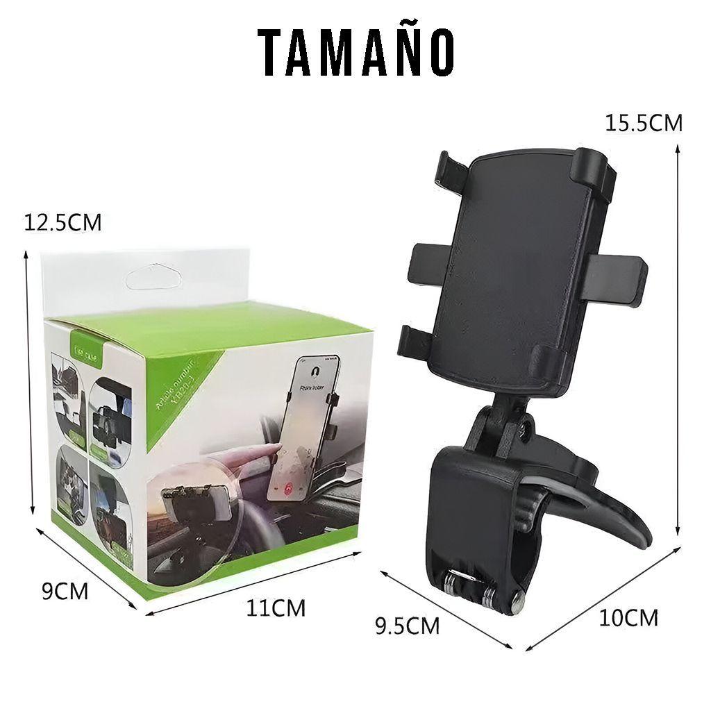 Soporte Porta Auto Clip Celular Universal Holder Coche-2