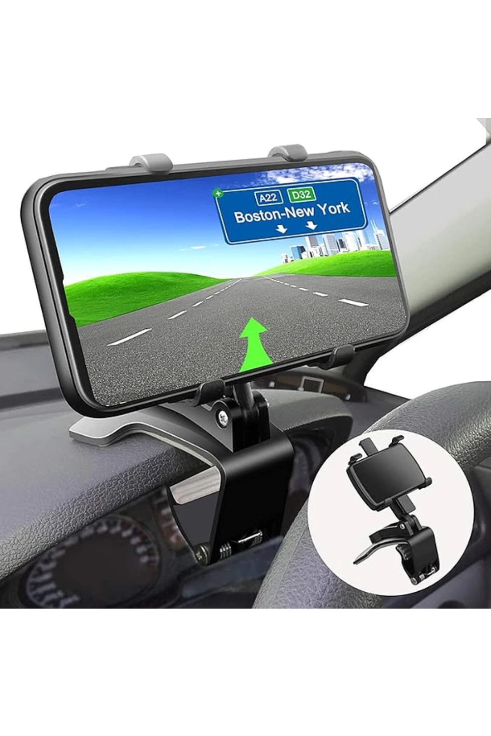 Soporte Porta Auto Clip Celular Universal Holder Coche-7