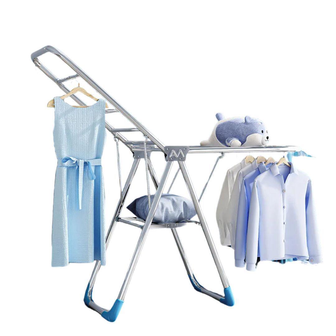 Tendedero Plegable Para Ropa Metálico Colgadero 150 CM-2