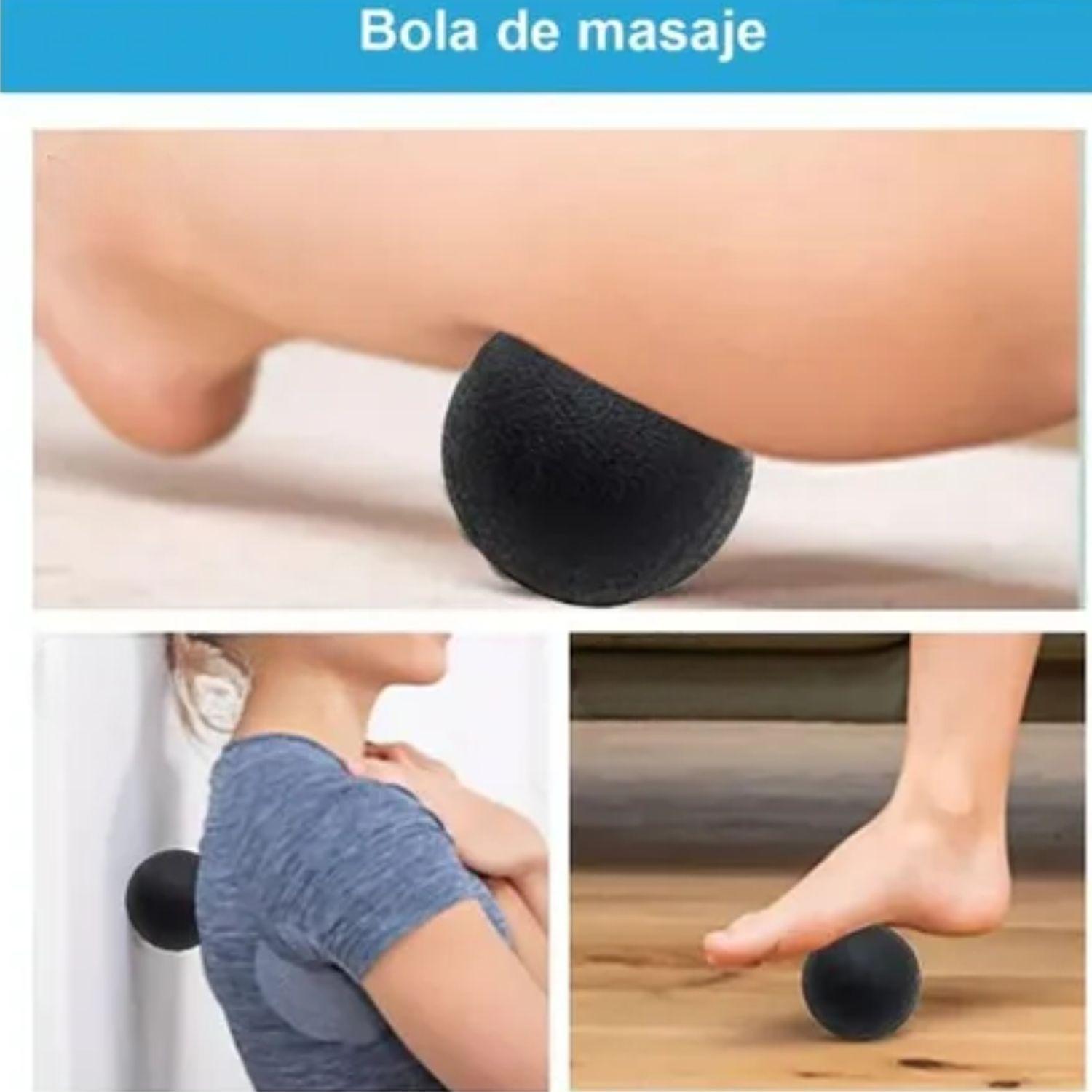 Rodillo Masaje Muscular Kit 6 Piezas Yoga Pilates Elongacion-4