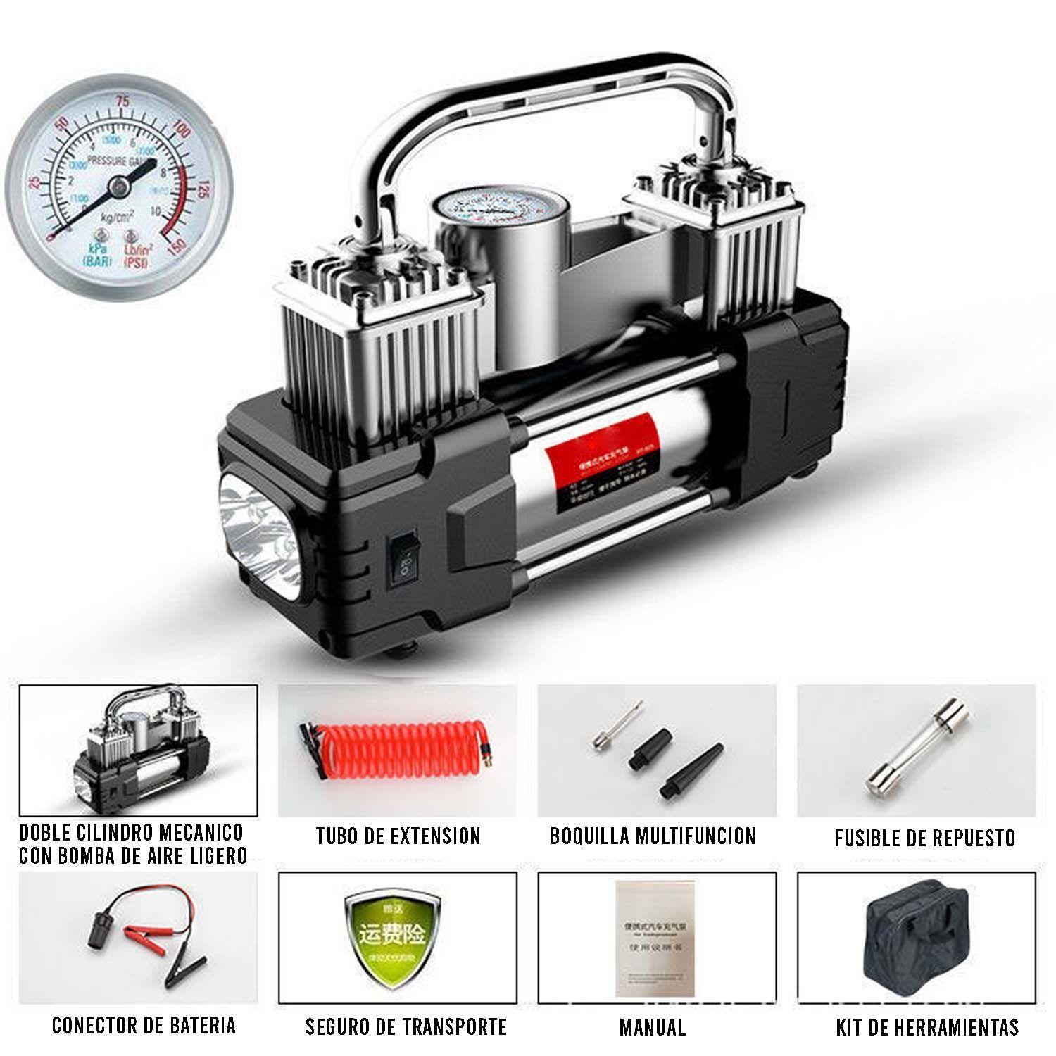 Compresor Inflador Digital Portatil de Neumaticos -2