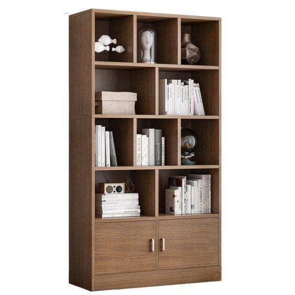 Estante Clásico Librero 80x24x180 Organizador Biblioteca-0