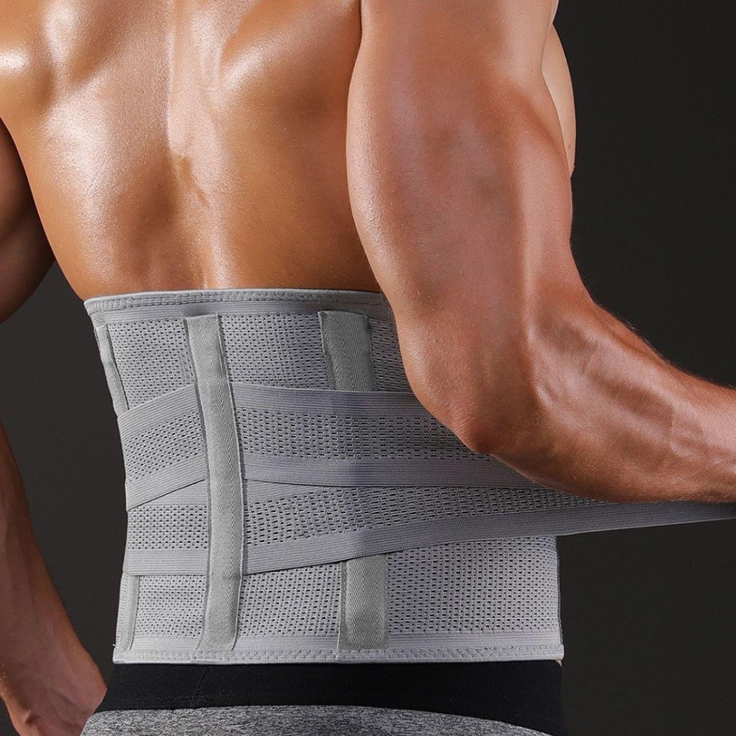 Faja Protector De Cintura Ajustable Soporte Entrenamiento-2